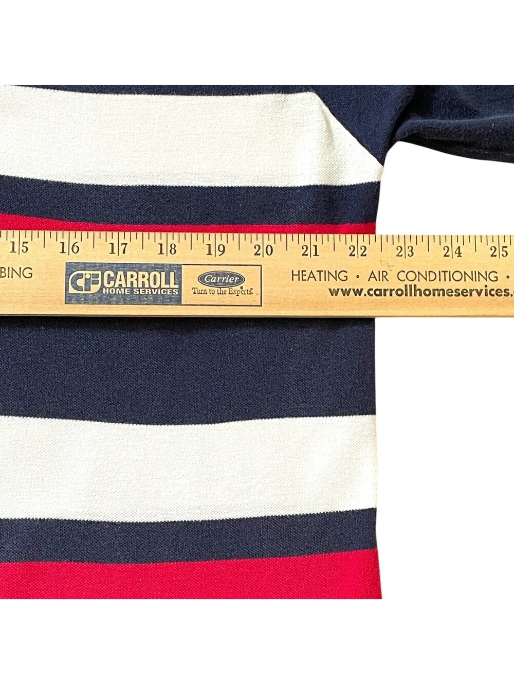 Ralph Lauren Polo Golf Shirt Men's XL Red White Blue READ!